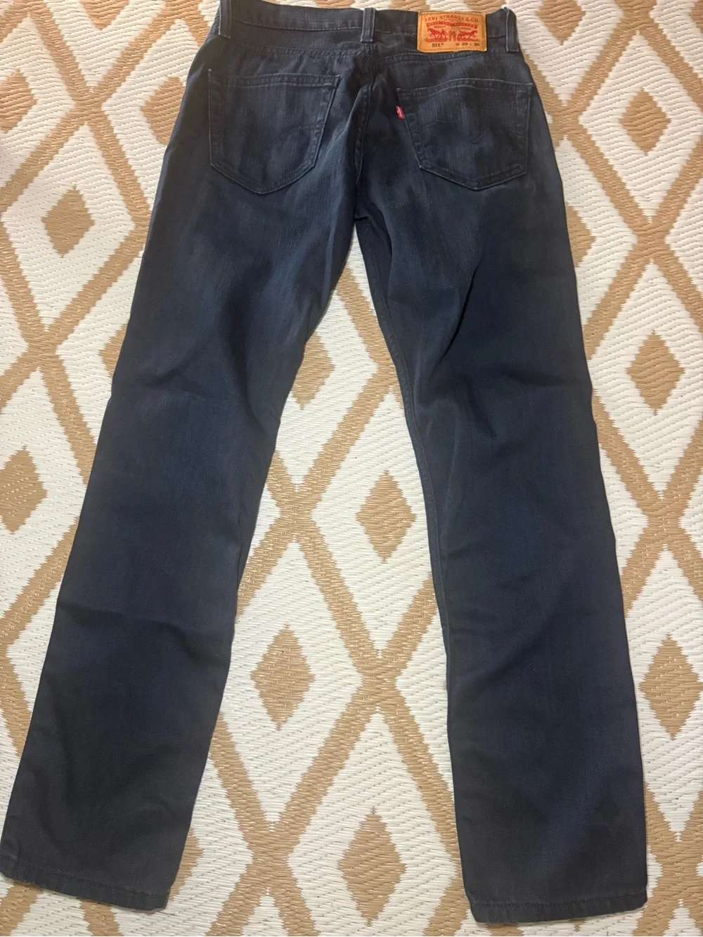 Levi's Men’s Straight Jeans in Dark Blue